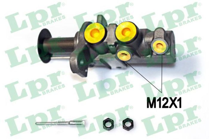 Hauptbremszylinder (20,6mm) passt zu: SEAT MII; SKODA CITIGO; VW LOAD UP!, UP...