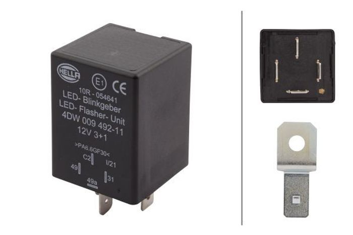 Blinkerunterbrecher (12V; anzahl der Pins: 4; (3+1)x21W, 8x21W; arbeitstemper...