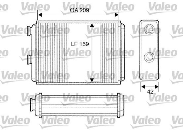 Heizgerät passt zu: FIAT DOBLO, IDEA, PUNTO; LANCIA MUSA, Y, YPSILON 1.2-1.9D...