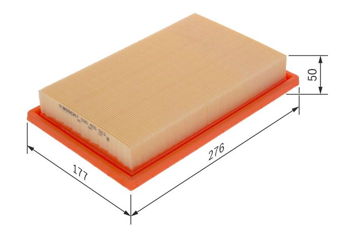 Luftfilter (Filterpatrone) passt zu: MERCEDES C (A205), C (C204), C (C205), C...