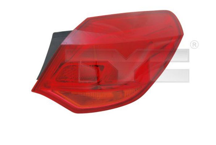 Lampe hinten L (äußerer Teil, blinkerfarbe orange, glasfarbe rot) passt zu: O...