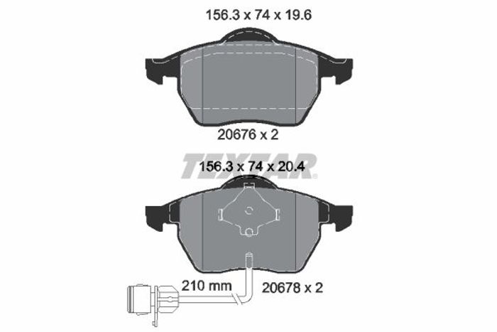 Bremsbelagsatz vorne , passt zu: AUDI 100 C4, A4 B5, A6 C4 1.8-2.8 12.90-09.01