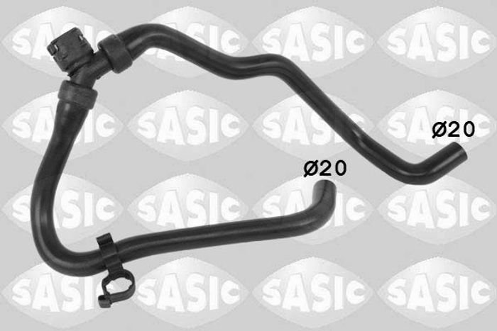 Kühlsystem Gummischlauch ausgangsseite (20mm/20mm) passt zu: OPEL ASTRA J, AS...