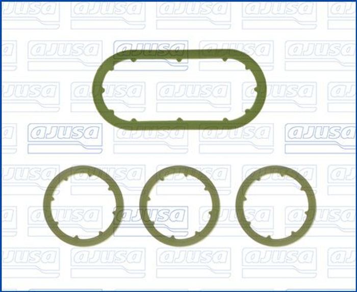 Ölkühler-Dichtungssatz (Satz 4 Stk.) passt zu: SSANGYONG ACTYON I, ACTYON SPO...