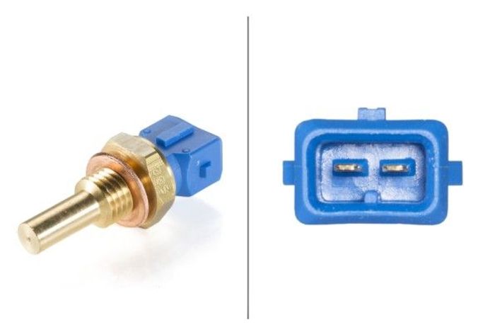Kühlmitteltemperatur -Sensor (anzahl der Pins: 2, blau) passt zu: IVECO DAILY...