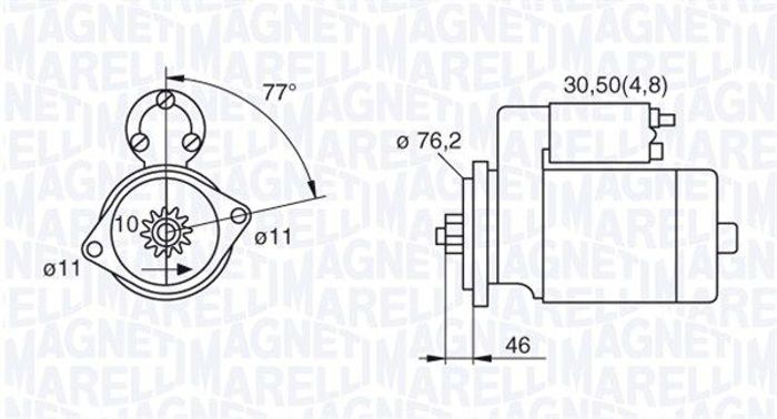 Anlasser (12V, 1,7kW, (en) new with a deposit) passt zu: AUDI A3, TT; DODGE R...