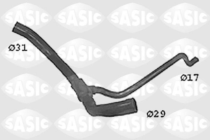 Metallleitung des Kühlsystems unten passt zu: RENAULT CLIO II, KANGOO 1.4/1.6...