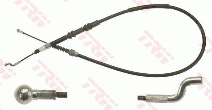 Handbremsseil hinten L/R (1303mm/1005mm, bremsen: Scheiben-) passt zu: VW CAL...