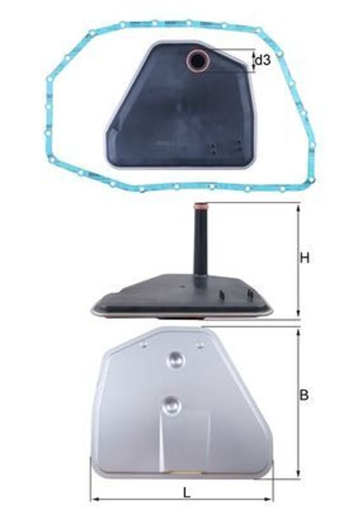 Filter Hydraulikgetriebe passt zu: AUDI A4 B6, A4 B7, A6 ALLROAD C6, A6 C6, A...