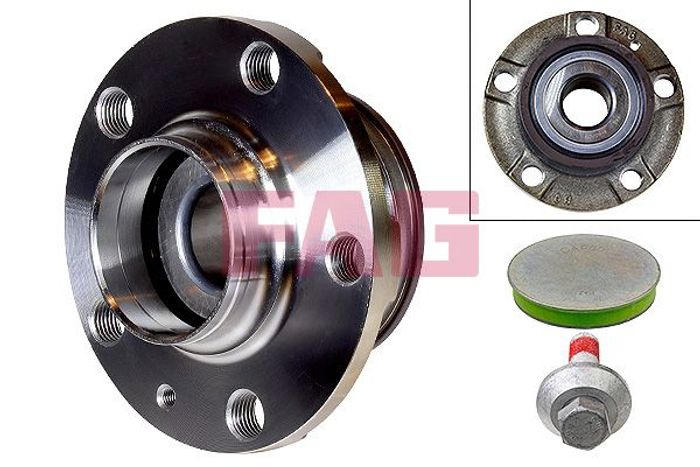 Radlagersatz mit Nabe hinten L/R (mit Naben) (27,5x120x63) passt zu: AUDI A1,...