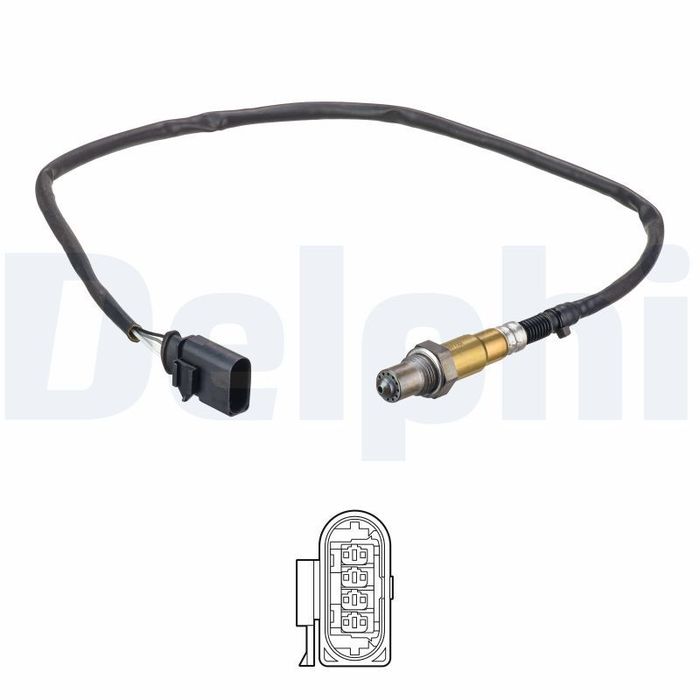 Lambdasonde (anzahl der Leitungen 4, 801mm) passt zu: AUDI A3, TT; SEAT LEON,...