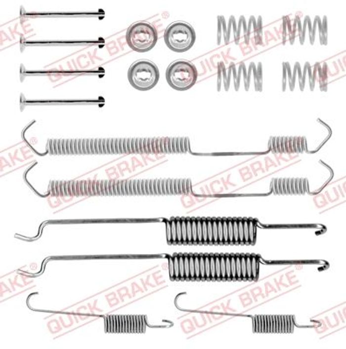 Montagesatz der Bremsbacken (LUCAS) passt zu: CITROEN C25; FIAT DUCATO; FORD...