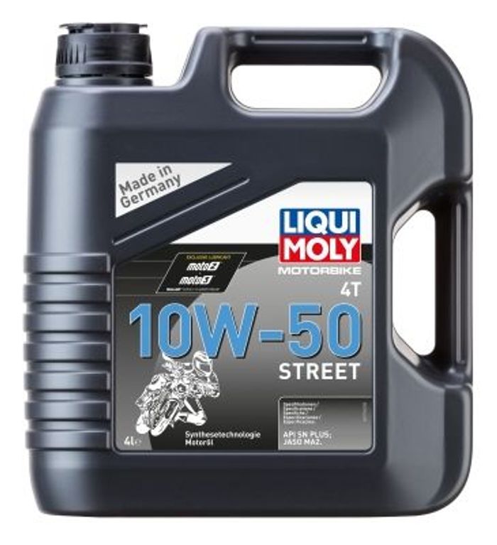 4T-Motoröl LIQUI MOLY Street 10W50 4l, API SN+ JASO MA-2 synthetisch