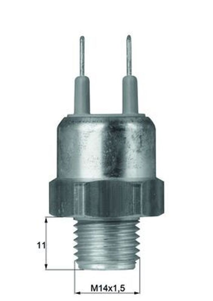 Thermoschalter des Kühlerlüfters (mit Dichtung) passt zu: BMW 3 (E21), 3 (E30...