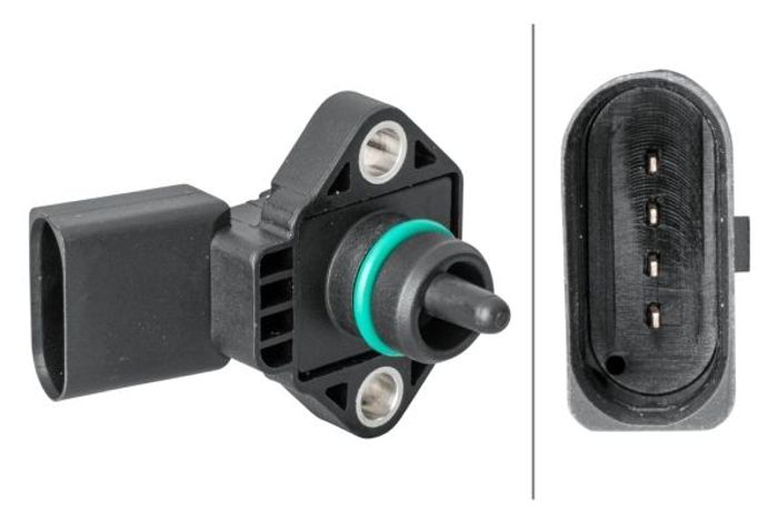 Drucksensor im Ansaugkrümmer (4 pin) passt zu: AUDI 80 B4, A2, A3, A4 B5, A6...