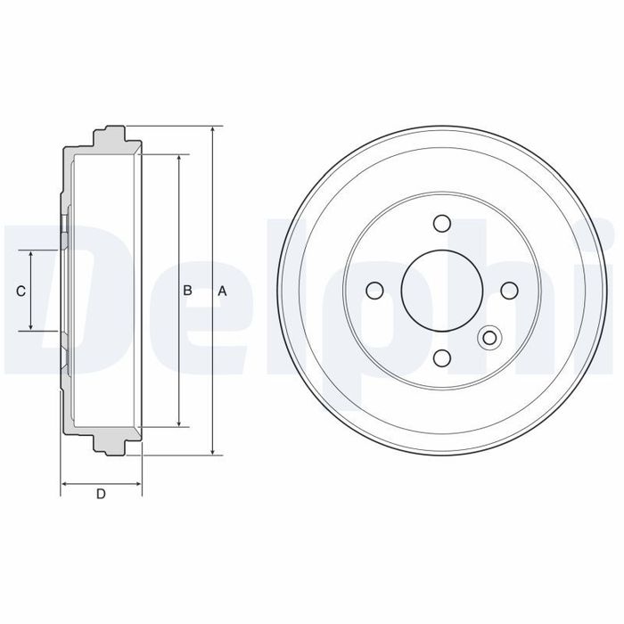 Bremstrommel hinten passt zu: NISSAN MICRA V 0.9-1.5D 12.16