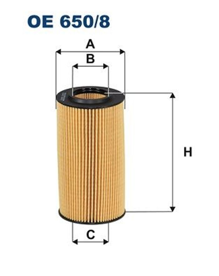 Ölfilter passt zu: AUDI A4 ALLROAD B9, A4 B9, A5, A6 ALLROAD C7, A6 ALLROAD C...