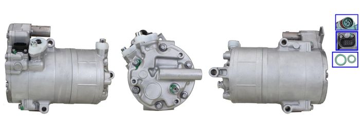 Klimakompressor (runderneuert) passt zu: MERCEDES C (W205), C T-MODEL (S205),...