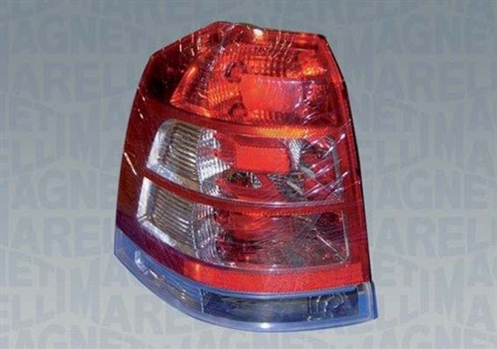 Lampe hinten L (P21W, blinkerfarbe weiß, glasfarbe rot, nebellicht, rückfahrl...