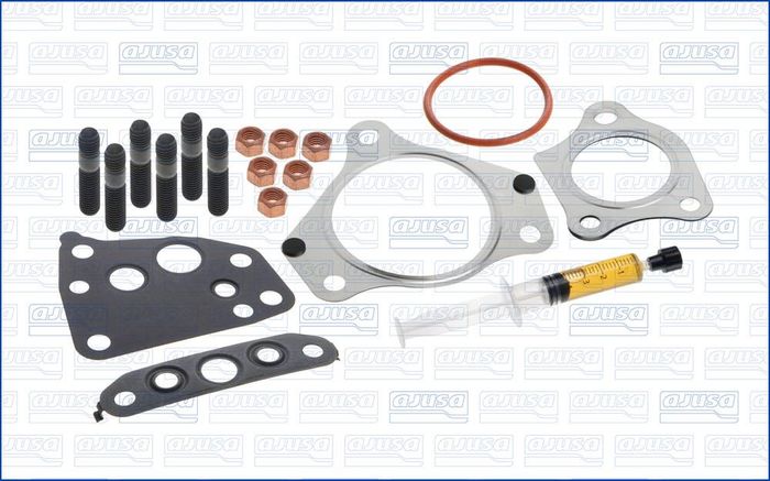 Montageset der Turbokompressors (mit Dichtungen) passt zu: MERCEDES C (W204),...