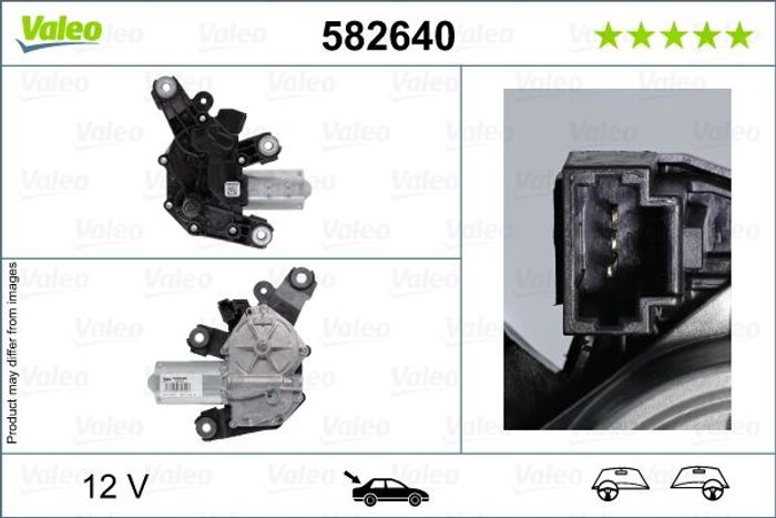 Wischermotor hinten passt zu: DACIA DUSTER, LOGAN MCV II; LAND ROVER FREELAND...