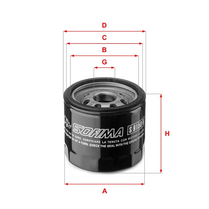 Ölfilter passt zu: ALFA ROMEO 145, 146, 147, 155, 156, 166, GT, GTV, SPIDER;...
