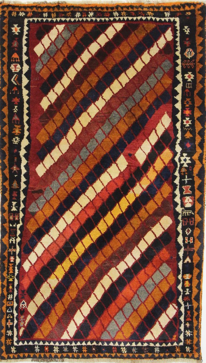 Rugeast Orientteppich Handgeknüpfte Qashqai 194 x 109 cm