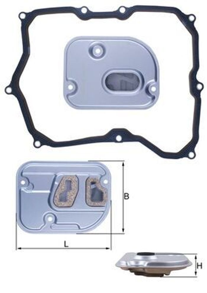 Filter Hydraulikgetriebe passt zu: AUDI Q3; VW PASSAT B6, TIGUAN 1.4-3.6 09.0...