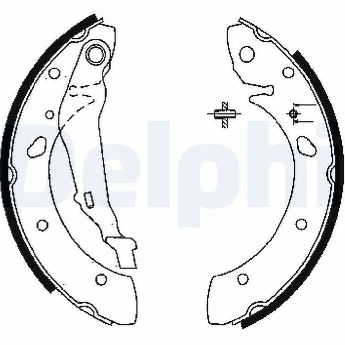 Bremsbacke passt zu: TOYOTA AVENSIS 1.6-2.0D 09.97-02.03