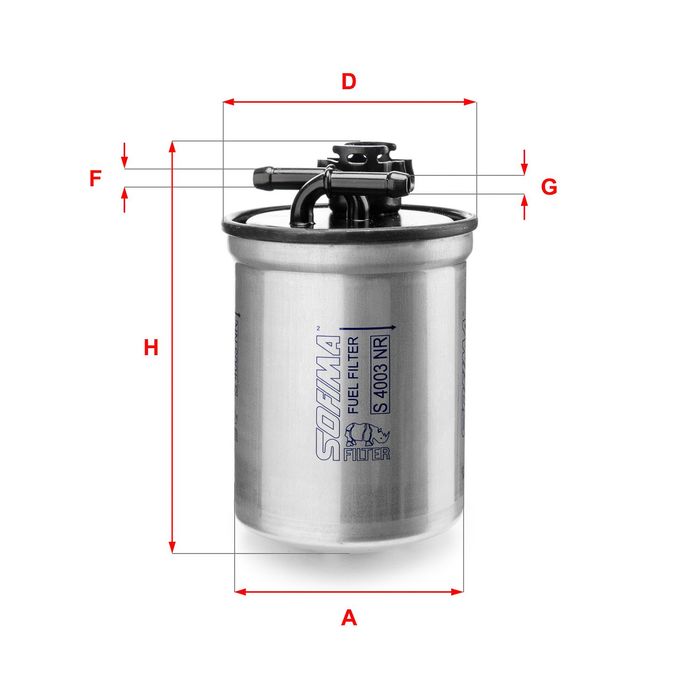 Kraftstofffilter passt zu: FORD GALAXY I, GALAXY MK I; SEAT ALHAMBRA; VW SHAR...