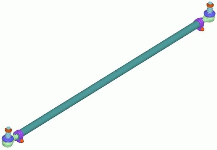 Spurstange (L-1689mm) passt zu: RVI C, K, T; VOLVO FH II, FH16 II, FM, FM II,...