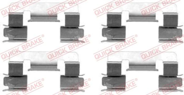 Montagesatz des Bremsklotzes vorne passt zu: TOYOTA COROLLA 1.3-2.0D 04.97-03.08
