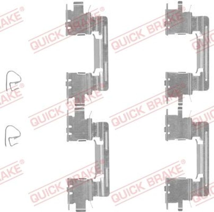 Montagesatz des Bremsklotzes vorne passt zu: TOYOTA CAMRY 2.0/2.4/3.0 08.01-1...