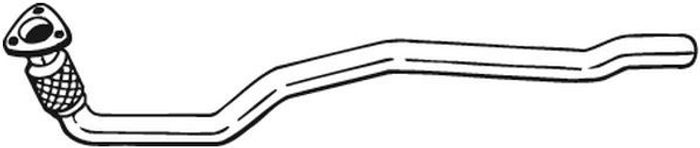 Auspuffrohr vorne (elastisch) passt zu: AUDI A4 B8, A5 1.8 10.07-01.17
