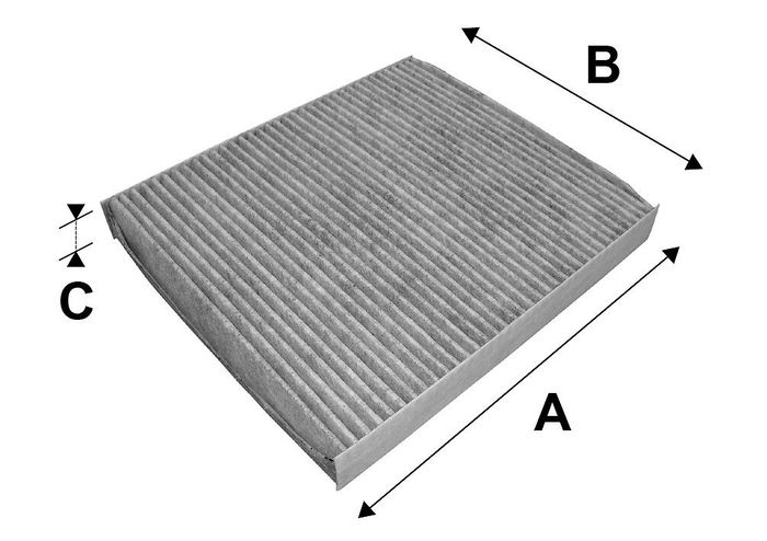 Innenraumluftfilter mit aktivkohle passt zu: MERCEDES G (W461), G (W463); AUD...