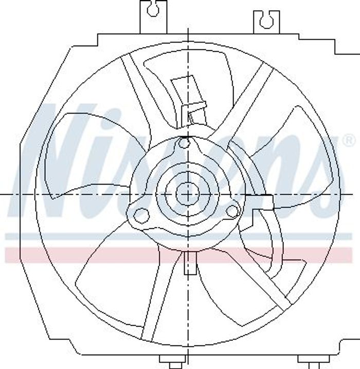 Kühlerlüfter (mit Gehäuse) passt zu: MAZDA 323 F VI, 323 S VI, 6 1.8/1.9/2.0...