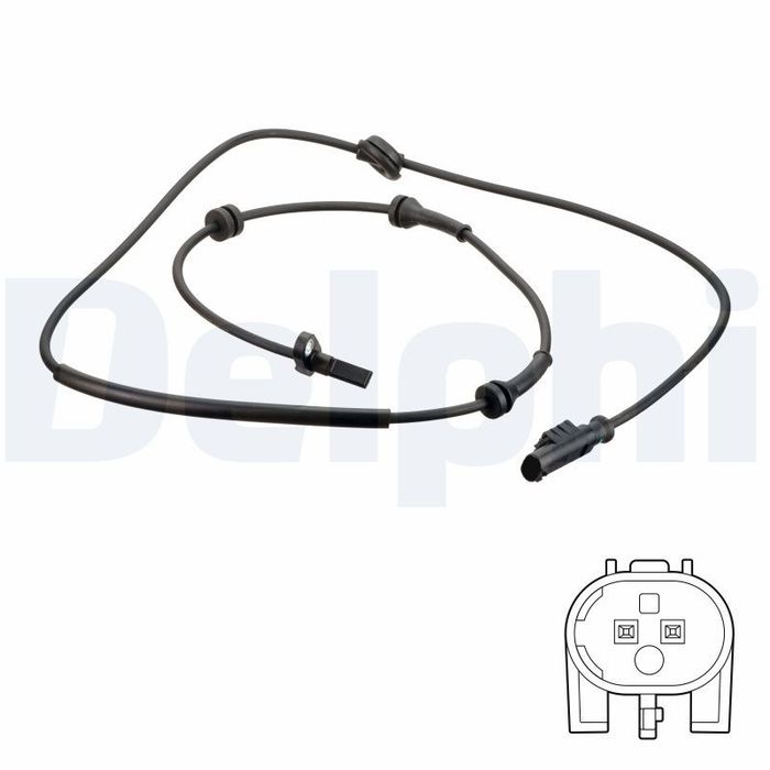 ABS-Sensor hinten L/R passt zu: ALFA ROMEO 156, GT 1.6-3.2 02.97-09.10