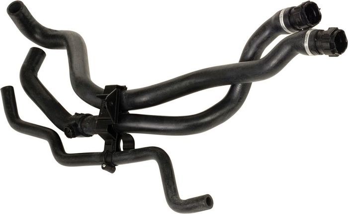 Heizgerätleitung (25mm, schwarz) passt zu: RENAULT CLIO II, KANGOO, KANGOO EX...