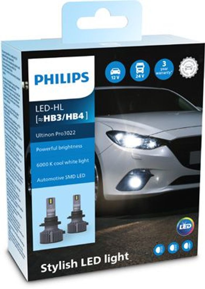 LED Glühbirne (Satz 2Stück) LED 12/24V 24W P20D/P22D keine Zertifizierung der...