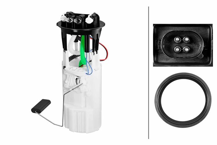 elektrische Kraftstoffpumpe (Modul) passt zu: LAND ROVER DEFENDER 2.5/2.5D 08...