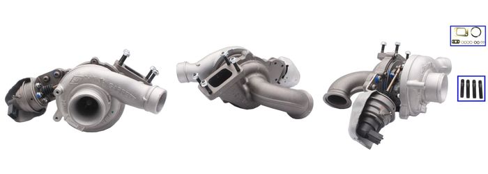 Turbolader (Runderneuert, mit Dichtungssatz) passt zu: FIAT DUCATO 2.3D 06.11