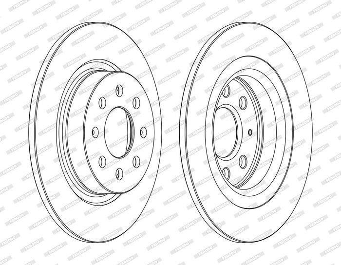 Kpl. Scheibenbremsen hinten L/R passt zu: ABARTH GRANDE PUNTO, PUNTO, PUNTO E...