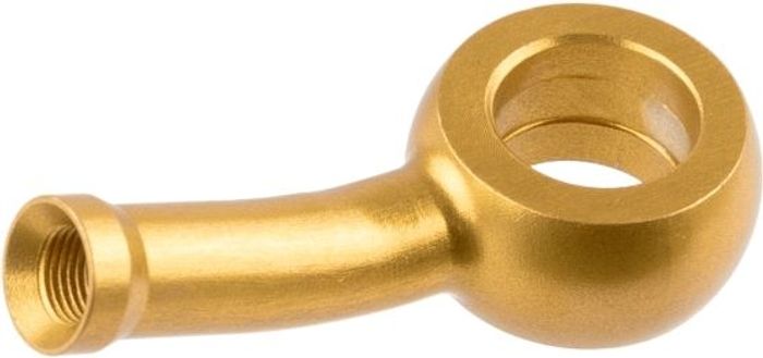 Bremsschlauchende, biegung: 20°, Gold