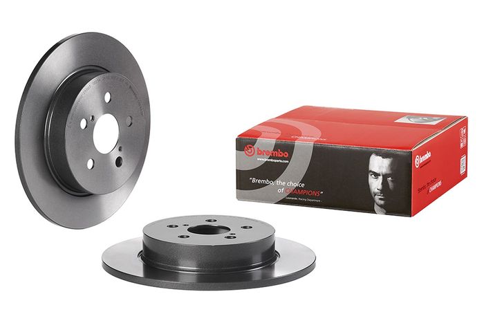 Bremsscheibe hinten L/R passt zu: MAZDA 2; TOYOTA YARIS 1.5H 02.20