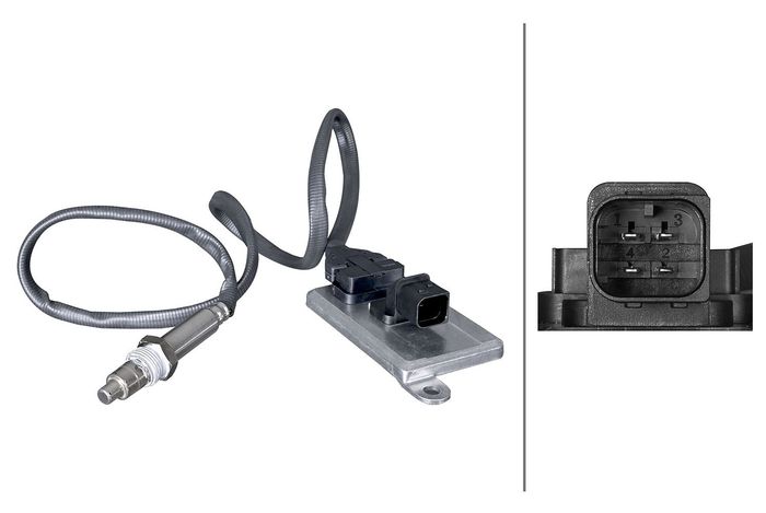 NOx-Sensor passt zu: MERCEDES ACTROS MP4 / MP5, ANTOS, AROCS, ECONIC 2 471.94...