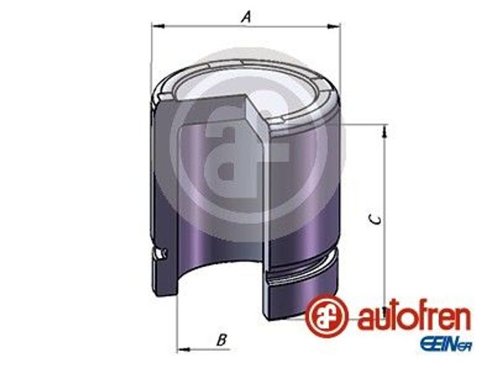 Kolebn des Bremssattels hinten (43mm; 47mm) passt zu: HYUNDAI IX55; KIA CARNI...