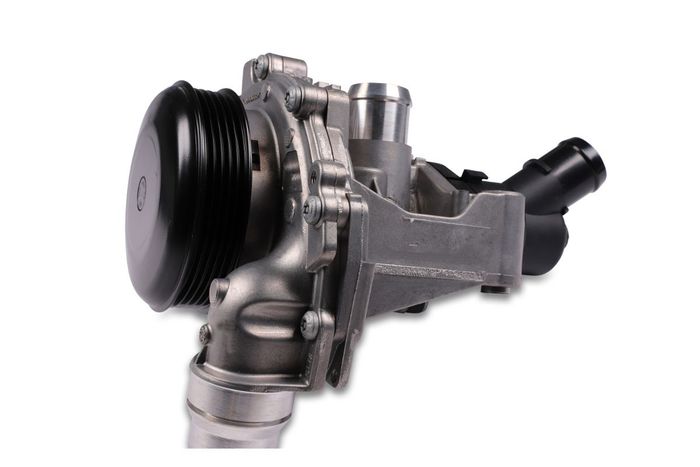 Kühlmittelpumpe, mit dichtung ((mit Thermostat)) passt zu: MERCEDES A (W176),...