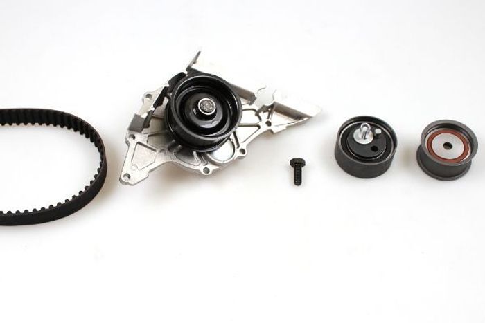 Ventilsteuerung Satz (Riemen + Rolle + Flüssigkeitspumpe) passt zu: AUDI A4 B...