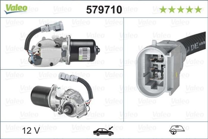 Wischermotor vorne passt zu: RENAULT MASTER II, MASTER PRO 12.97-01.11