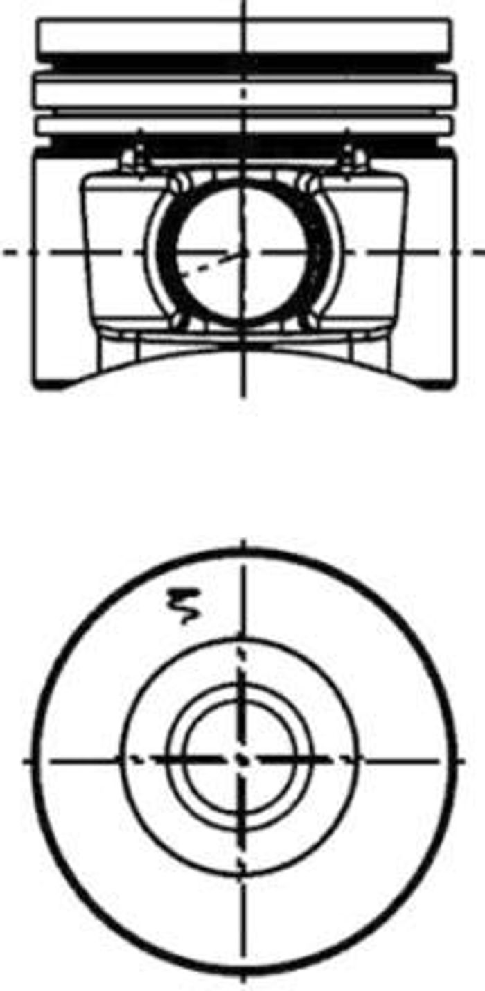 Kolben (durchmesser 96mm, STD) passt zu: AHLMANN AF60E, AL100, AL100T, AL100T...